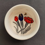 Previous Next Decorative ceramic small bowl "Carnation 3" from the "Flowers"