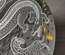 Decorative ceramic plate "Crocodile and Zebra" from the series "The Chase"