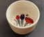 Previous Next Decorative ceramic small bowl "Carnation 3" from the "Flowers"