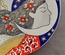 Decorative ceramic plate "Sleeping virgin" from the "Whispered Stories" series