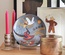Decorative ceramic plate "Unicorn Dream" from the "Whispered Stories" series