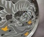 Decorative ceramic plate "Tiger and Deer" from the series "The Chase"