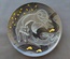 Decorative ceramic plate "Fox and Hare" from the series "The Chase".
