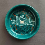 Decorative ceramic small bowl "Hare" from the "The Chase" series