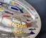 Decorative ceramic plate "L'amour" from the series "Fishdom".